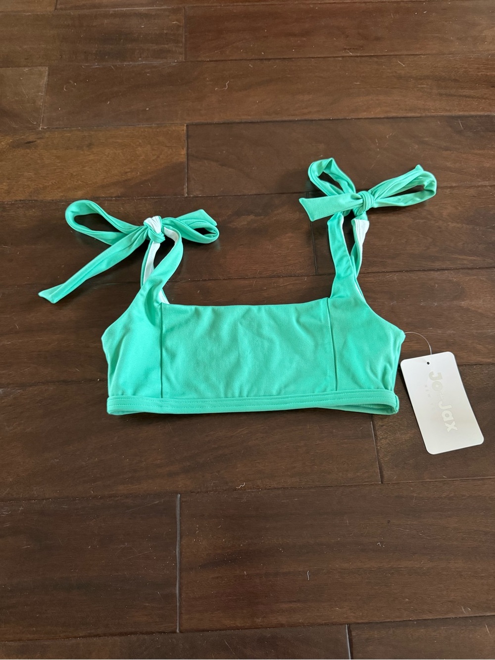 Jo+Jax - Seafoam Green dance Top with Adjustable Straps